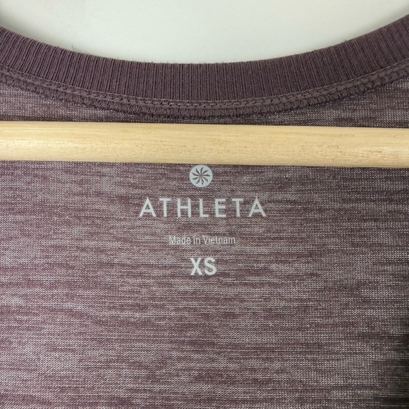 Athleta heather purple dress short sleeve size extra small - Picture 6 of 6